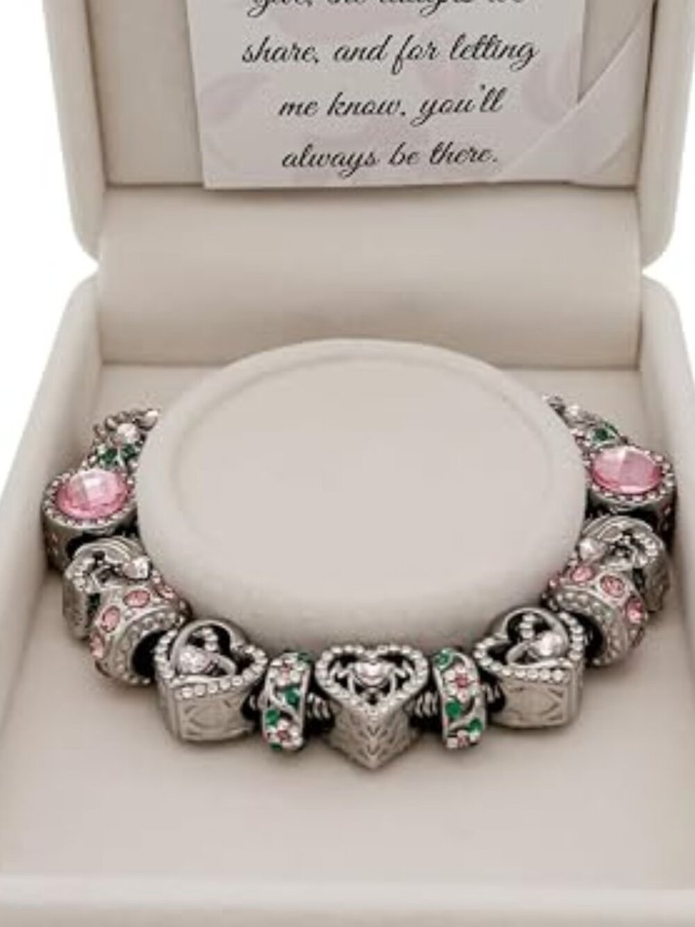 Charm Bracelet To Mom, To My Wife, To My Love & 1st Time Moms (Mama) -New in box